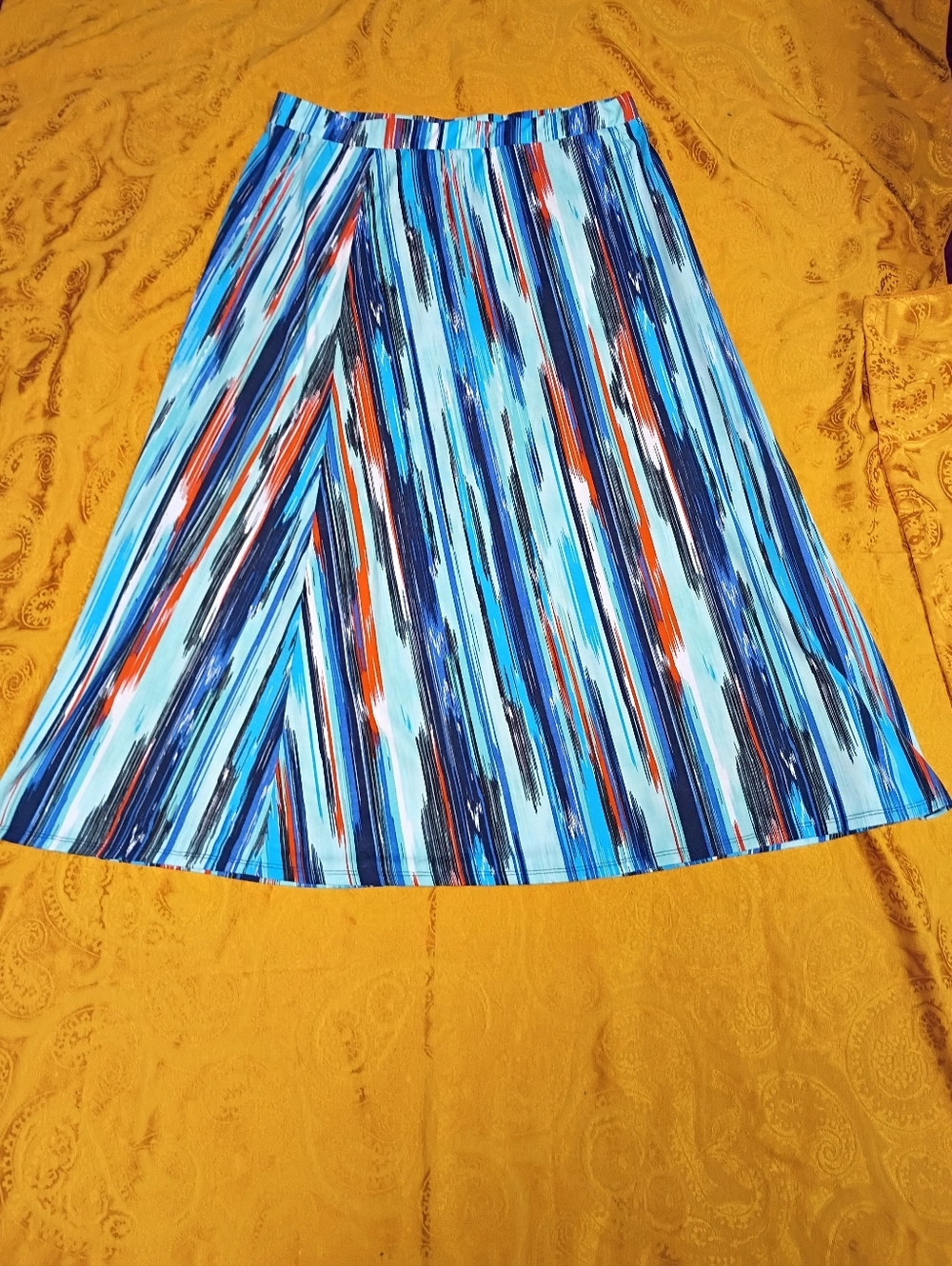 Cato Women's Multicolor Striped Skirt Size XL